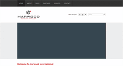 Desktop Screenshot of harwood-intl.com